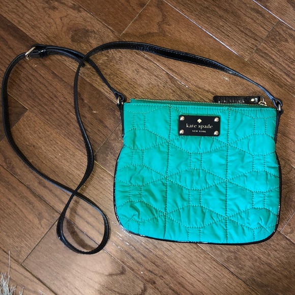 Kate Spade Green Nylon Crossbody Bag - Picture 1 of 5